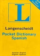 کتاب دست دوم  Langenscheidt  Pocket Dictionary Spanish