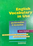 کتاب دست دوم English Vocabulary in use Pre intermediate & intermediate - در حد نو