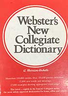 کتاب دست دوم Webster's New Collegiate Dictionary   